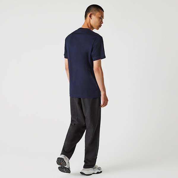 Áo Phông Lacoste Men's T-Shirt TH7974 VSJ Màu Xanh Navy Size L - Thời trang - Vua Hàng Hiệu