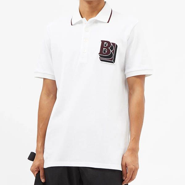 Áo Polo Burberry Logo Patch Màu Trắng Size S - Thời trang - Vua Hàng Hiệu