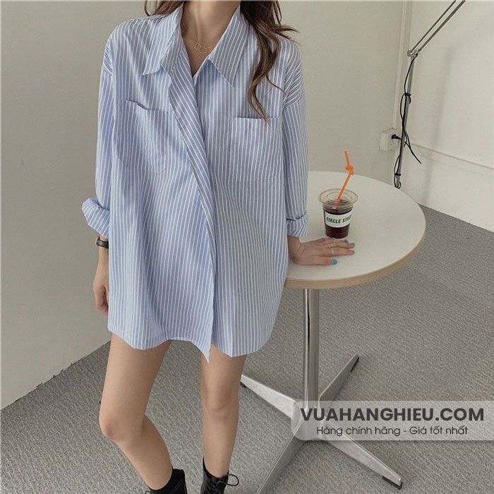 7 kiểu áo sơ mi nữ mùa Thu phong cách Hàn Quốc nhẹ nhàng