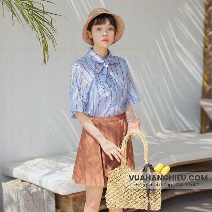 7 kiểu áo sơ mi nữ mùa Thu phong cách Hàn Quốc nhẹ nhàng
