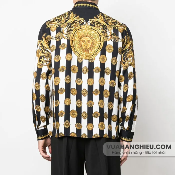 Top 10 mẫu áo sơ mi Versace họa tiết cao cấp cho nam và nữ