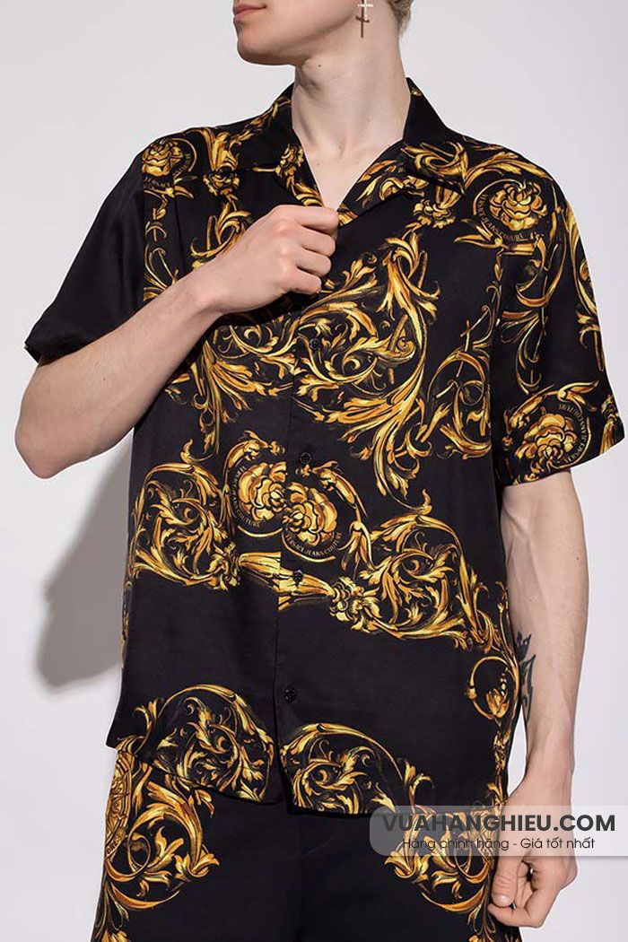 Top 10 mẫu áo sơ mi Versace họa tiết cao cấp cho nam và nữ