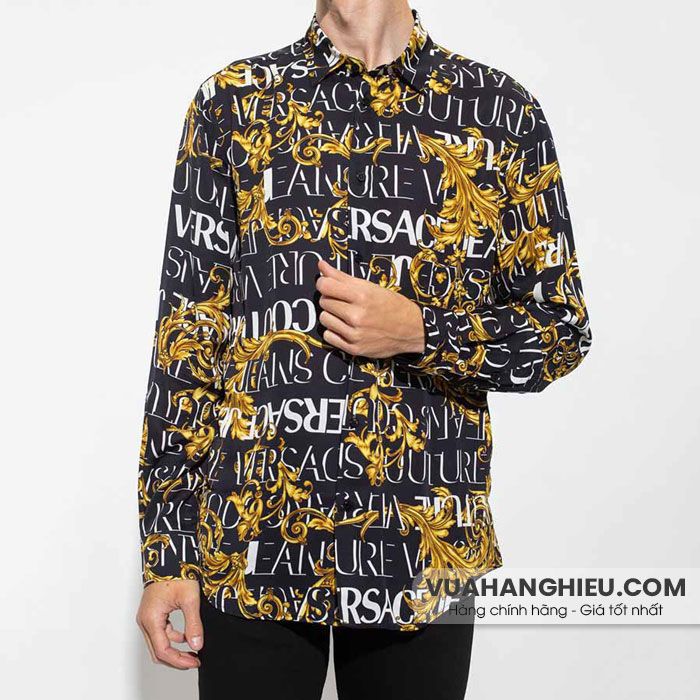 Top 10 mẫu áo sơ mi Versace họa tiết cao cấp cho nam và nữ
