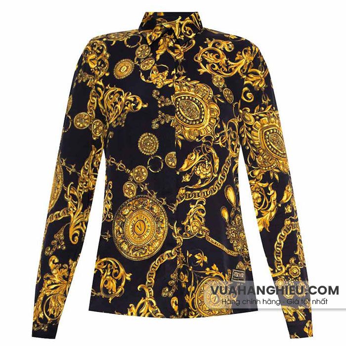 Top 10 mẫu áo sơ mi Versace họa tiết cao cấp cho nam và nữ