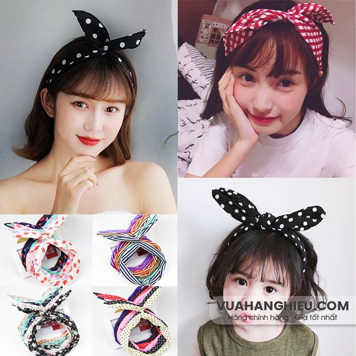8 kiểu băng đô rửa mặt đẹp và được yêu rất thích