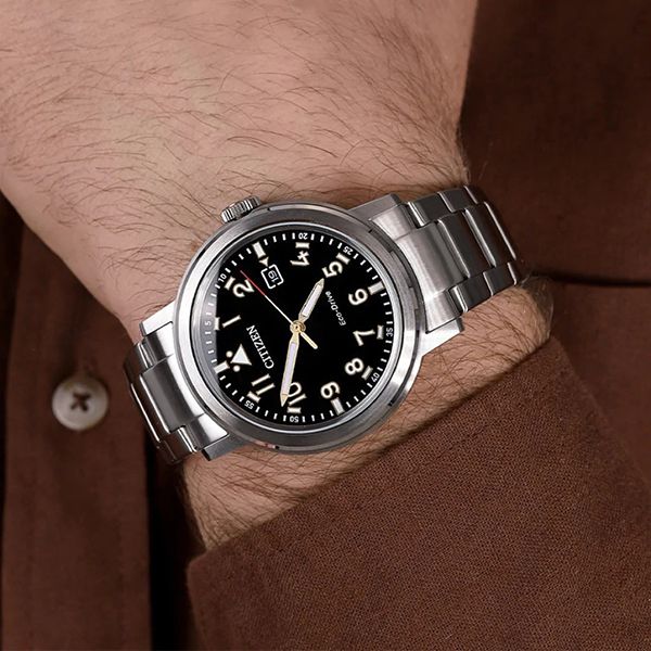 Đồng Hồ Nam Citizen Eco-Drive Collection AW1620-81E Màu Bạc Đen - Đồng hồ - Vua Hàng Hiệu