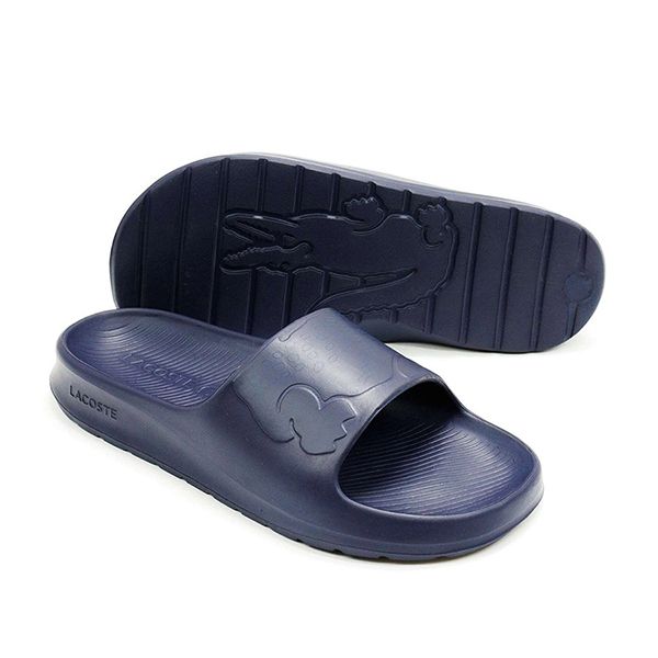 Dép Lacoste Croco Slides 1122 Màu Xanh Navy Size 42 - Dép - Vua Hàng Hiệu