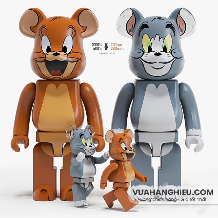 Top 5 mẫu đồ chơi mô hình Tom and Jerry của hãng Bearbrick