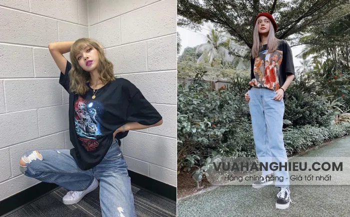 Quần jean ống rộng mặc với áo gì? 7 cách phối đồ với quần jean ống rộng