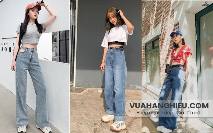 Quần jean ống rộng mặc với áo gì? 7 cách phối đồ với quần jean ống rộng