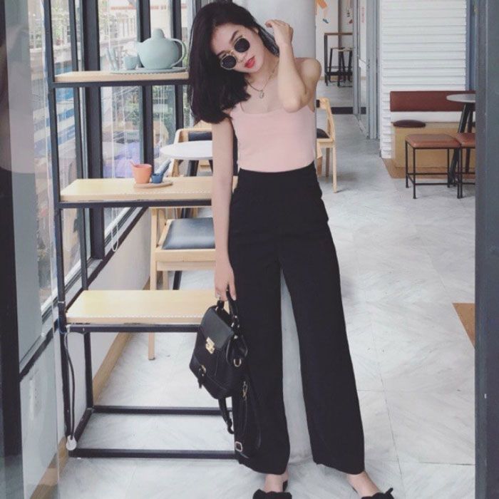 5 mẫu quần tây nữ lưng cao đẹp và 4 cách phối đồ, không lo lỗi mốt