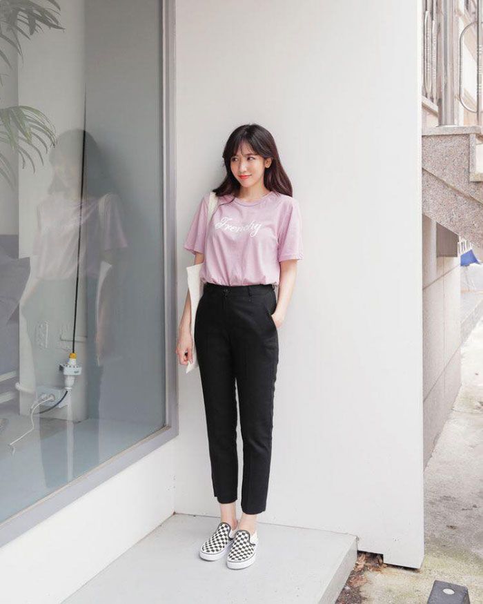 5 mẫu quần tây nữ lưng cao đẹp và 4 cách phối đồ, không lo lỗi mốt