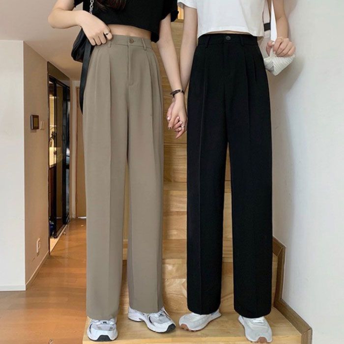 5 mẫu quần tây nữ lưng cao đẹp và 4 cách phối đồ, không lo lỗi mốt