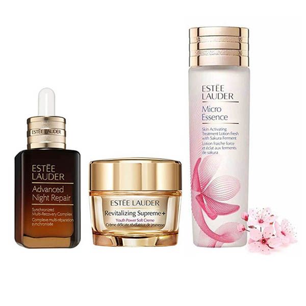 Combo 3 Món Hỗ Trợ Trẻ Hoá Da Estee Lauder Advanced Night Repair 50ml + Revitalizing Supreme 50ml + Micro Essence 200ml - Mỹ phẩm - Vua Hàng Hiệu