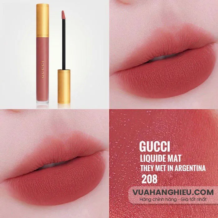 Top 9 màu son kem Gucci vô cùng đẹp chất son lì mịn cao cấp