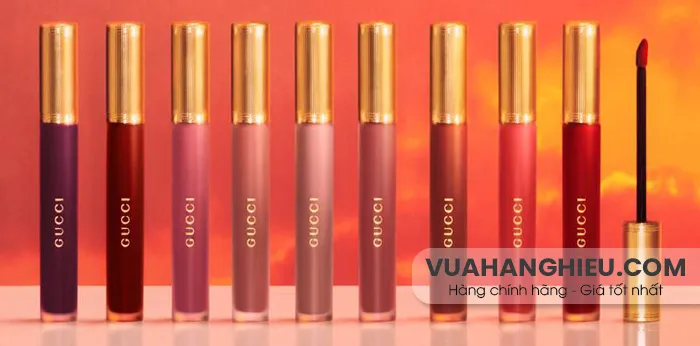 Top 9 màu son kem Gucci vô cùng đẹp chất son lì mịn cao cấp