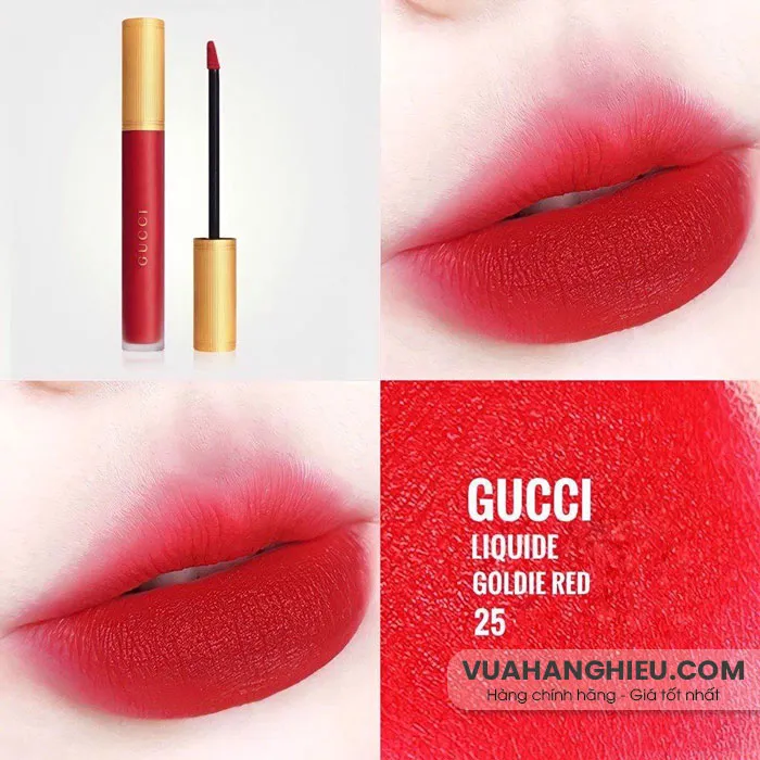 Top 9 màu son kem Gucci vô cùng đẹp chất son lì mịn cao cấp