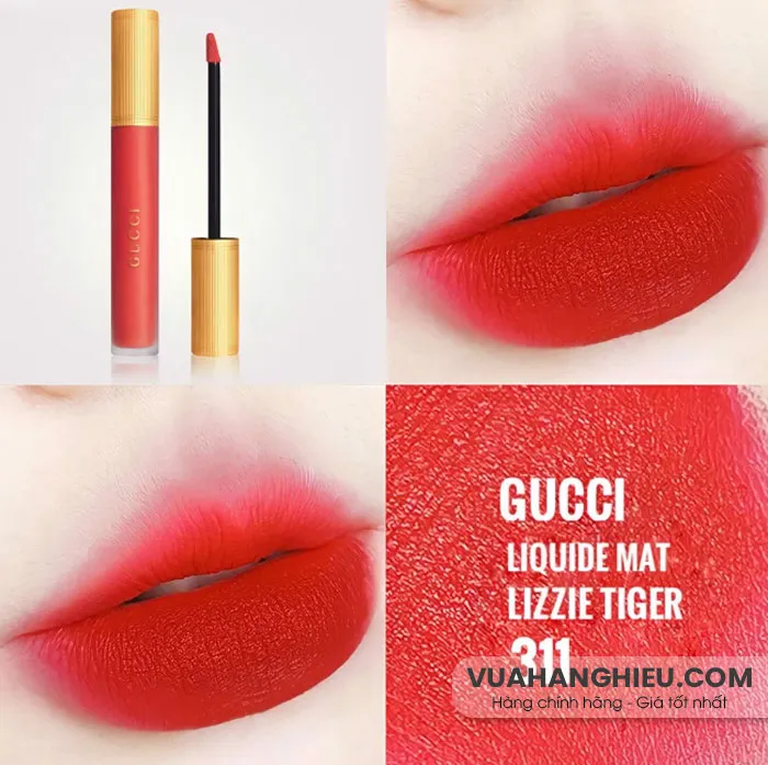 Top 9 màu son kem Gucci vô cùng đẹp chất son lì mịn cao cấp