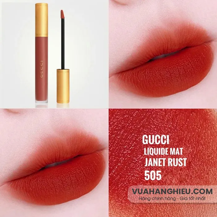 Top 9 màu son kem Gucci vô cùng đẹp chất son lì mịn cao cấp