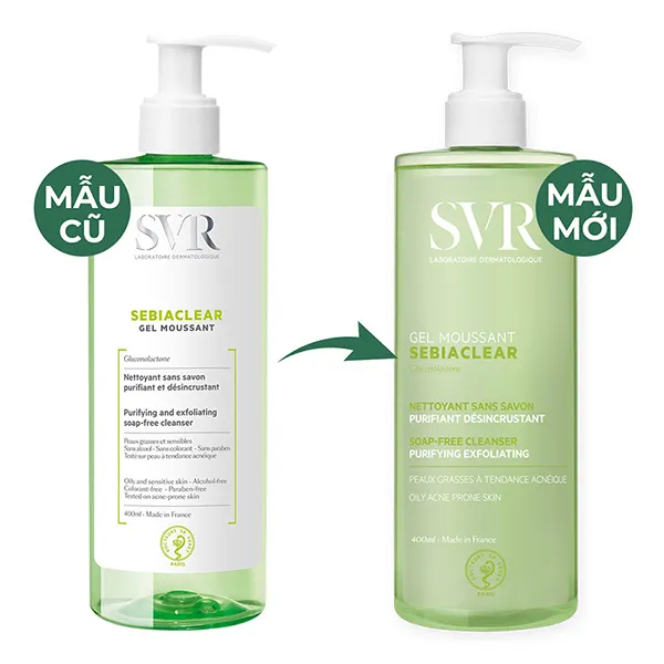 Sữa Rửa Mặt SVR Sebiaclear Gel Moussant Dành Cho Da Dầu 400ml - Sữa Rửa Mặt - Vua Hàng Hiệu