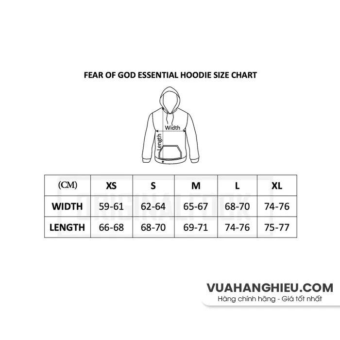 Top 5 mẫu áo hoodie essentials được săn đón nhiều hiện nay