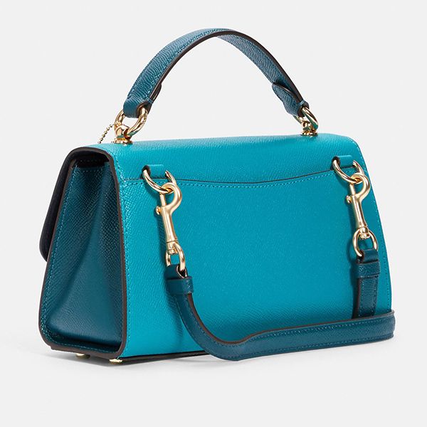 Túi Đeo Chéo Coach Tilly Satchel 23 In Colorblock C2821 Màu Xanh Dương - Túi xách - Vua Hàng Hiệu