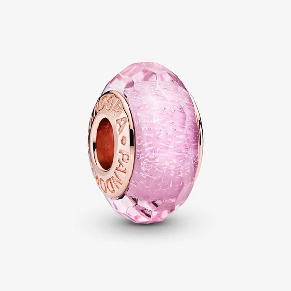 Hạt Vòng Charm Pandora Faceted Pink Murano Glass 781650 Màu Hồng - Trang sức - Vua Hàng Hiệu