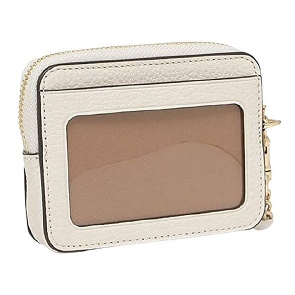 Ví Nữ Coach Zip Card Case 6303 Màu Trắng - Túi xách - Vua Hàng Hiệu