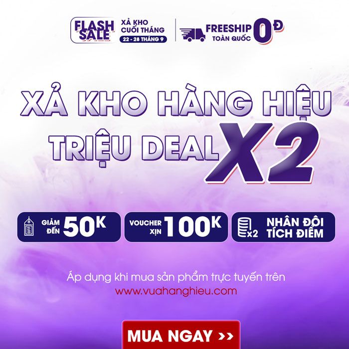 Vua Hàng Hiệu Sale Cuối Tháng 9: 