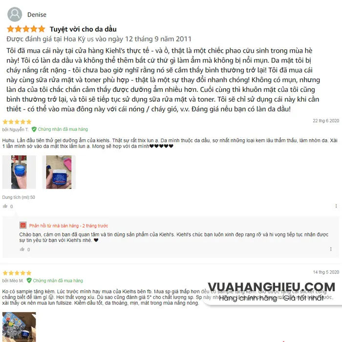  11+ kem dưỡng ẩm được nhiều khách hàng yêu thích hiện nay phù hợp cho mọi loại da - 6