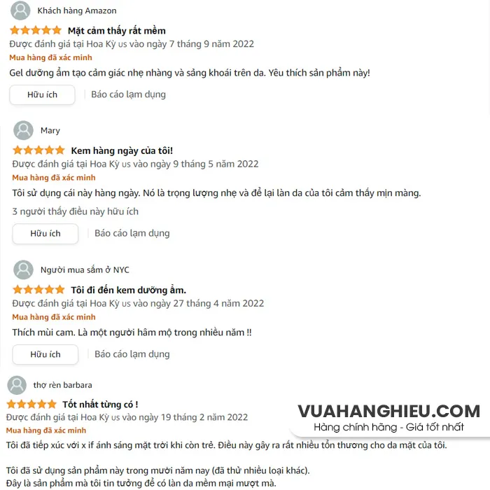  11+ kem dưỡng ẩm được nhiều khách hàng yêu thích hiện nay phù hợp cho mọi loại da - 23