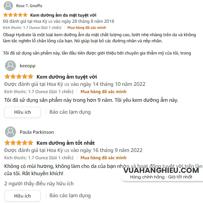  11+ kem dưỡng ẩm được nhiều khách hàng yêu thích hiện nay phù hợp cho mọi loại da - 4