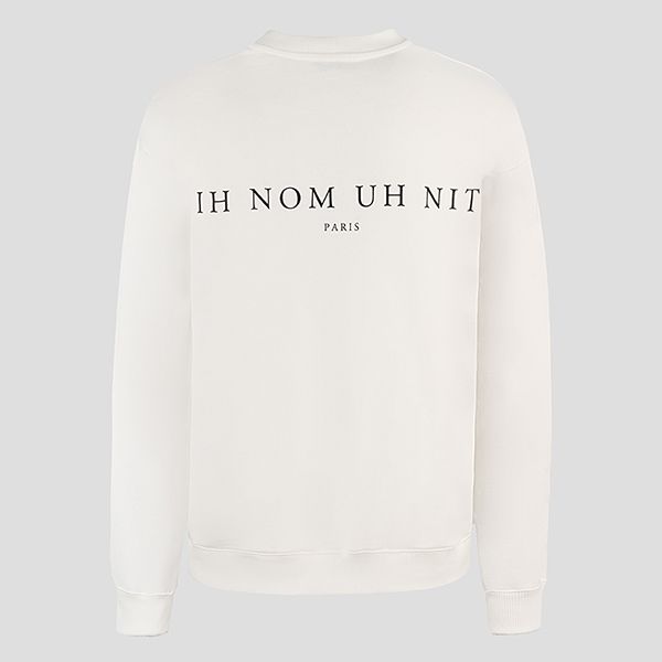 Áo Nỉ Ih Nom Uh Nit White Graphic Printed NUW22222 081 Màu Trắng Size S - Thời trang - Vua Hàng Hiệu