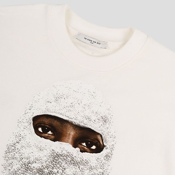 Áo Nỉ Ih Nom Uh Nit White Graphic Printed NUW22225 081 Màu Trắng Size XS - Thời trang - Vua Hàng Hiệu