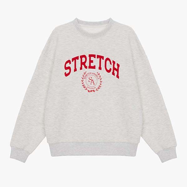 Áo Nỉ Sweater Stretch Angels Melange Màu Kem - Thời trang - Vua Hàng Hiệu
