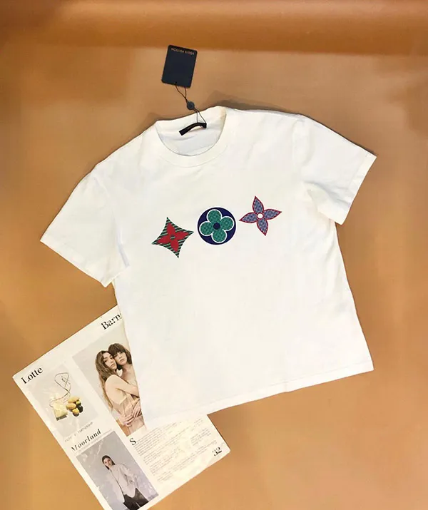 Áo Phông Nam Louis Vuitton LV Multicolor Monogram Printed T-Shirt-White Size M - Thời trang - Vua Hàng Hiệu