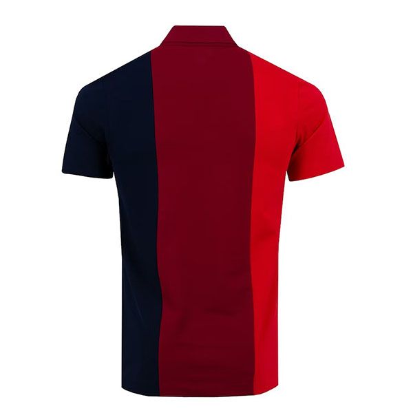 Áo Polo Lacoste Men's Sport Colorblock Stretch Piqué DH0838 CZG Màu Navy/Đỏ Size S - Thời trang - Vua Hàng Hiệu