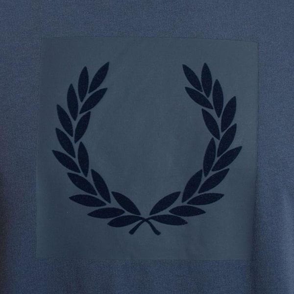 Áo Thun Dài Tay Fred Perry Tonal Laurel Wreath L/S T-Shirt Dark Airforce M4549 Màu Xanh Size S - Thời trang - Vua Hàng Hiệu
