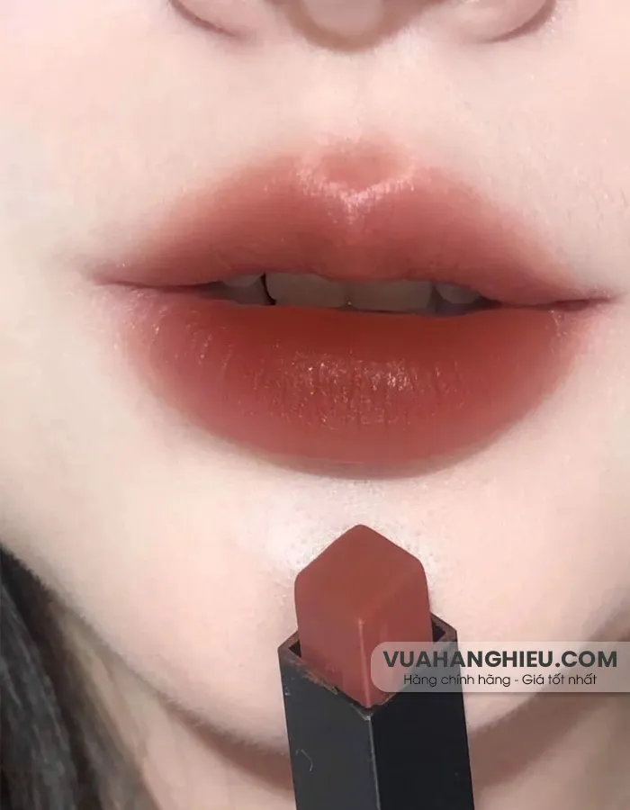 Review son YSL 314 Slim Velvet Limitless Cinnabar Đỏ Đất Siêu Tôn Da