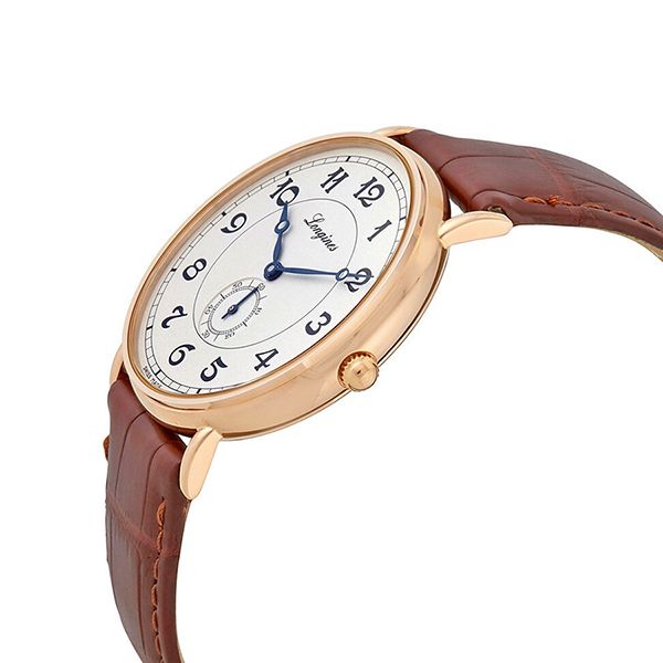 Đồng Hồ Nam Longines Presence Heritage Automatic 18kt Gold Men's Watch L4.785.8.73.2 Màu Nâu - Đồng hồ - Vua Hàng Hiệu