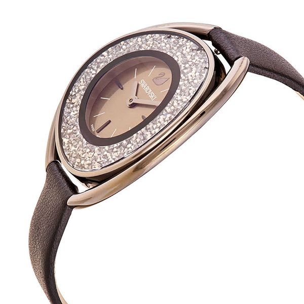 Đồng Hồ Nữ Swarovski Crystalline Oval Watch 5158517 Màu Đen - Đồng hồ - Vua Hàng Hiệu