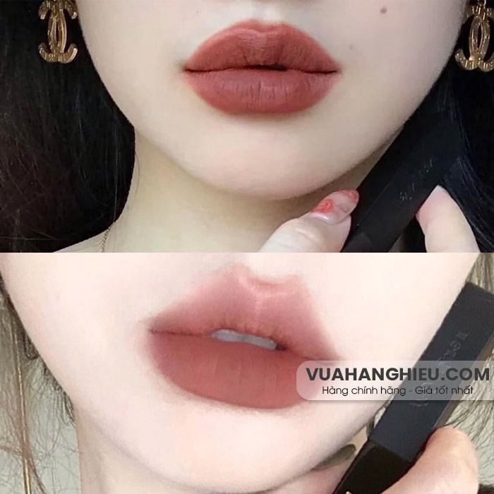 Review son YSL 314 Slim Velvet Limitless Cinnabar Đỏ Đất Siêu Tôn Da