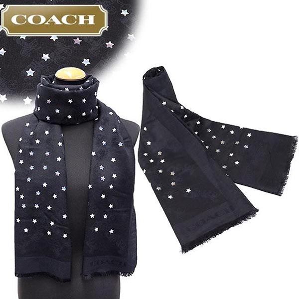 Khăn Quàng Cổ Coach F24190 Signature C Wrap Màu Đen - Thời trang - Vua Hàng Hiệu