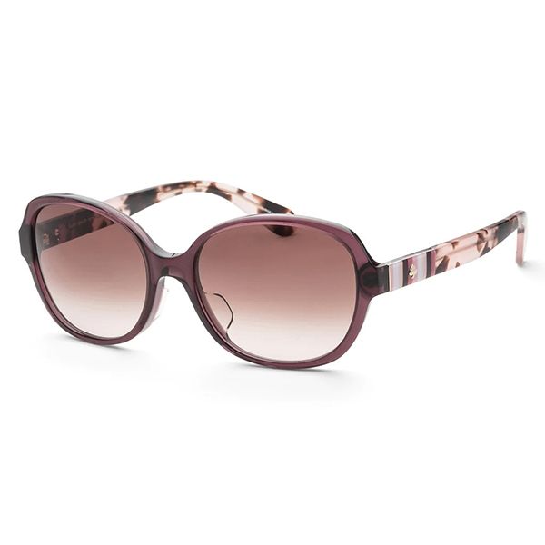 Kính Mát Kate Spade Women Cailee Plum Sunglasses CAILEEFS-00T7-HA 56mm Màu Nâu Tím - Kính mắt - Vua Hàng Hiệu