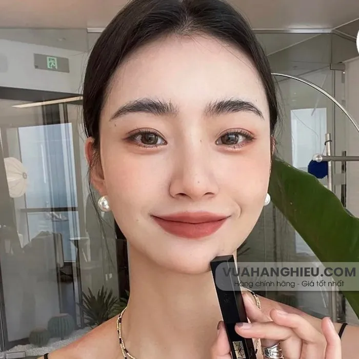 Review son YSL 314 Slim Velvet Limitless Cinnabar Đỏ Đất Siêu Tôn Da