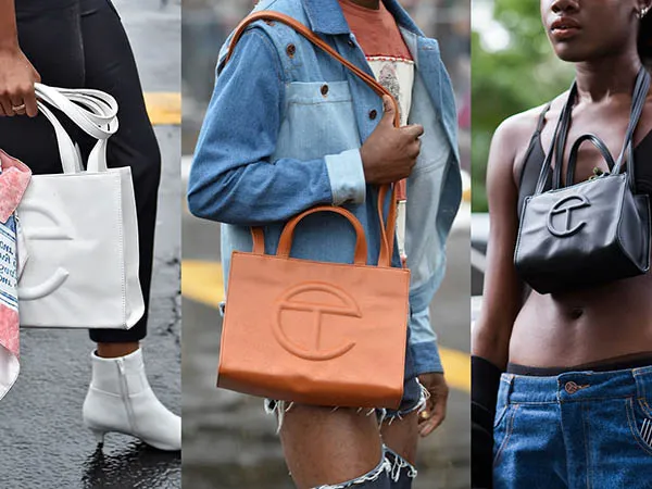 Túi Xách Nữ Telfar Shopping Tote Faux Leather Small Neutral Màu Nude - Túi xách - Vua Hàng Hiệu