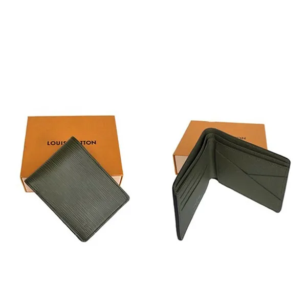 Ví Nam Louis Vuitton LV Multiple Wallet Epi Màu Xanh Rêu - Túi xách - Vua Hàng Hiệu