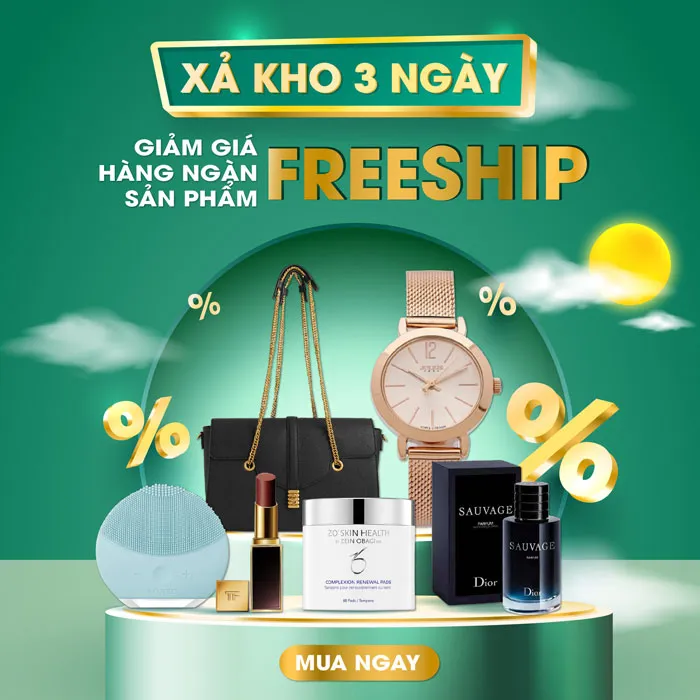 Xả kho cuối tháng 10: Hàng hiệu giảm nửa giá, Miễn phí giao hàng toàn quốc - 1