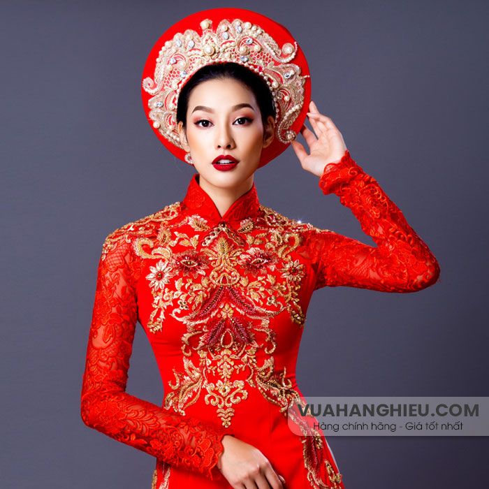9 kiểu tóc đội mấn cô dâu đẹp khi mặc áo dài ngày ăn hỏi