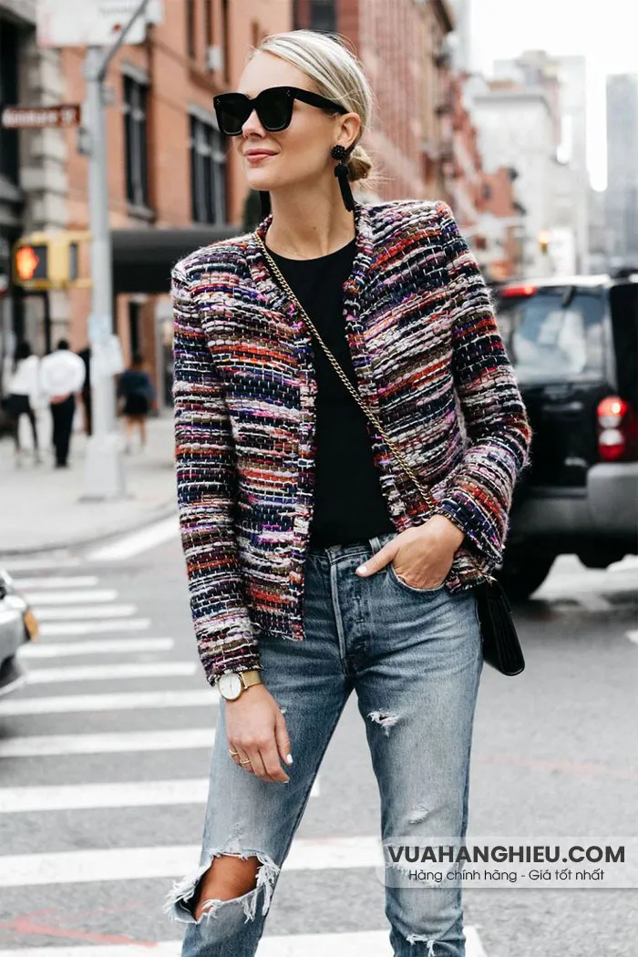 11 cách phối đồ với áo tweed cho phái nữ sang trọng và sành điệu